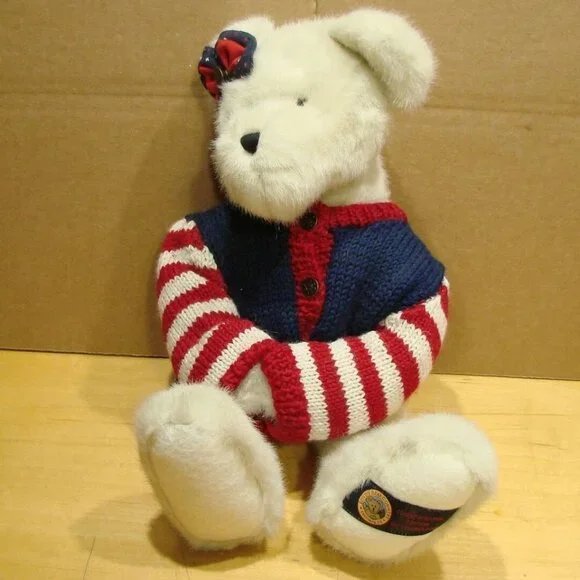 Vintage 2002 Boyds Bears Commemorative Edition Patriotic Dress Plush Jointed 18" - Picture 1 of 12